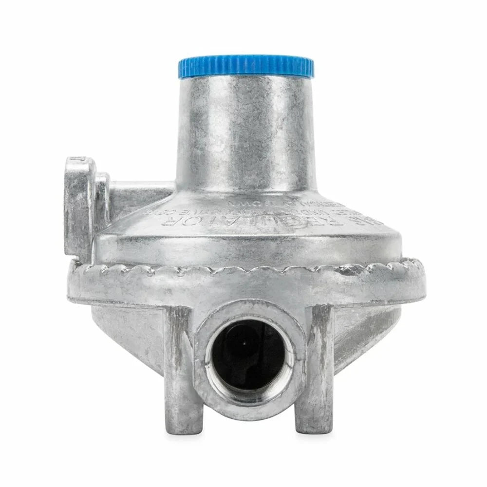Camco 59323 Horizontal Two Stage Propane Regulator - Feature Integral First and Second Stages
