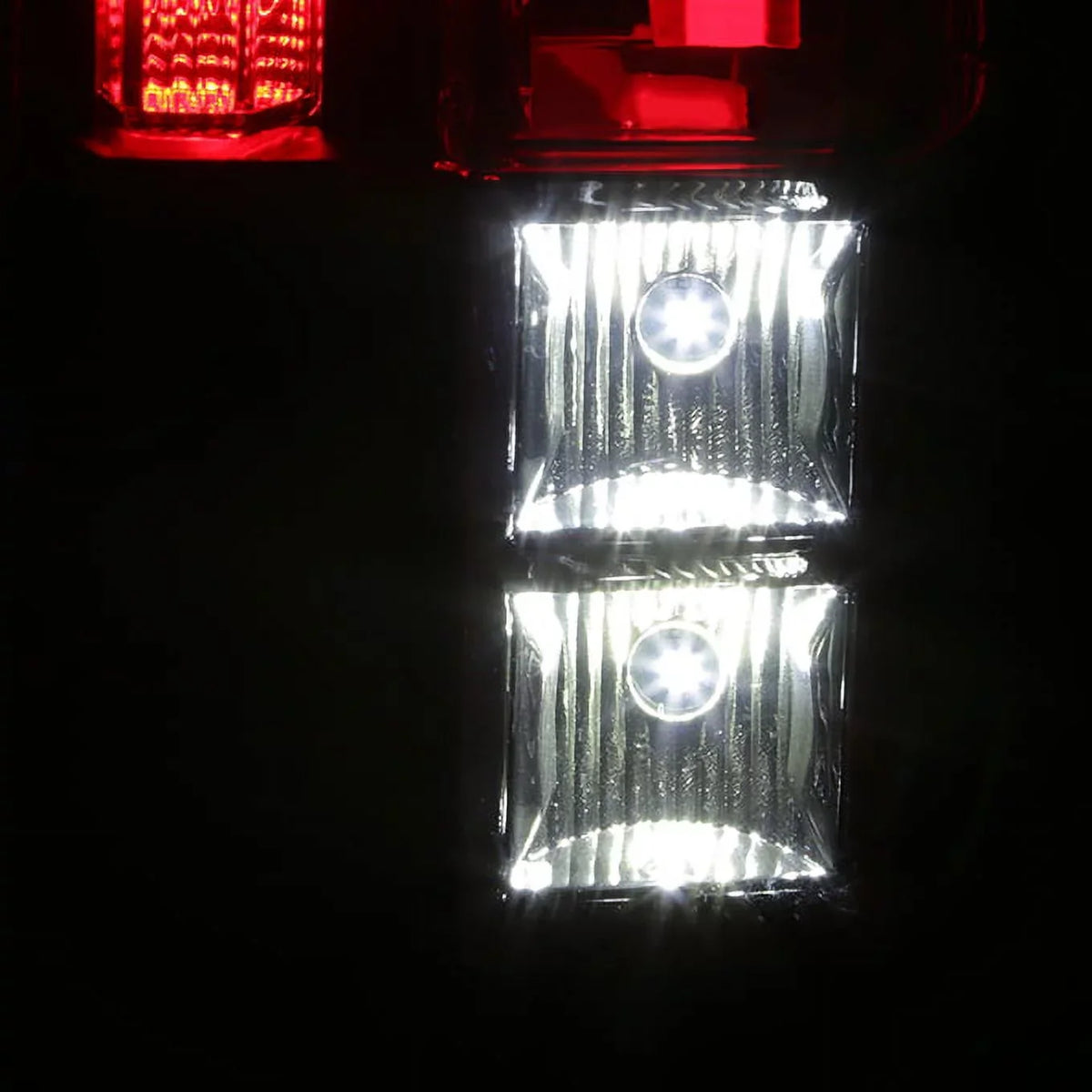 AKKON - For 2007 2008 2009 2010 2011 2012 2013 2014 Cadillac Escalade ESV 2 in 1 LED Tail Lights Set - Black