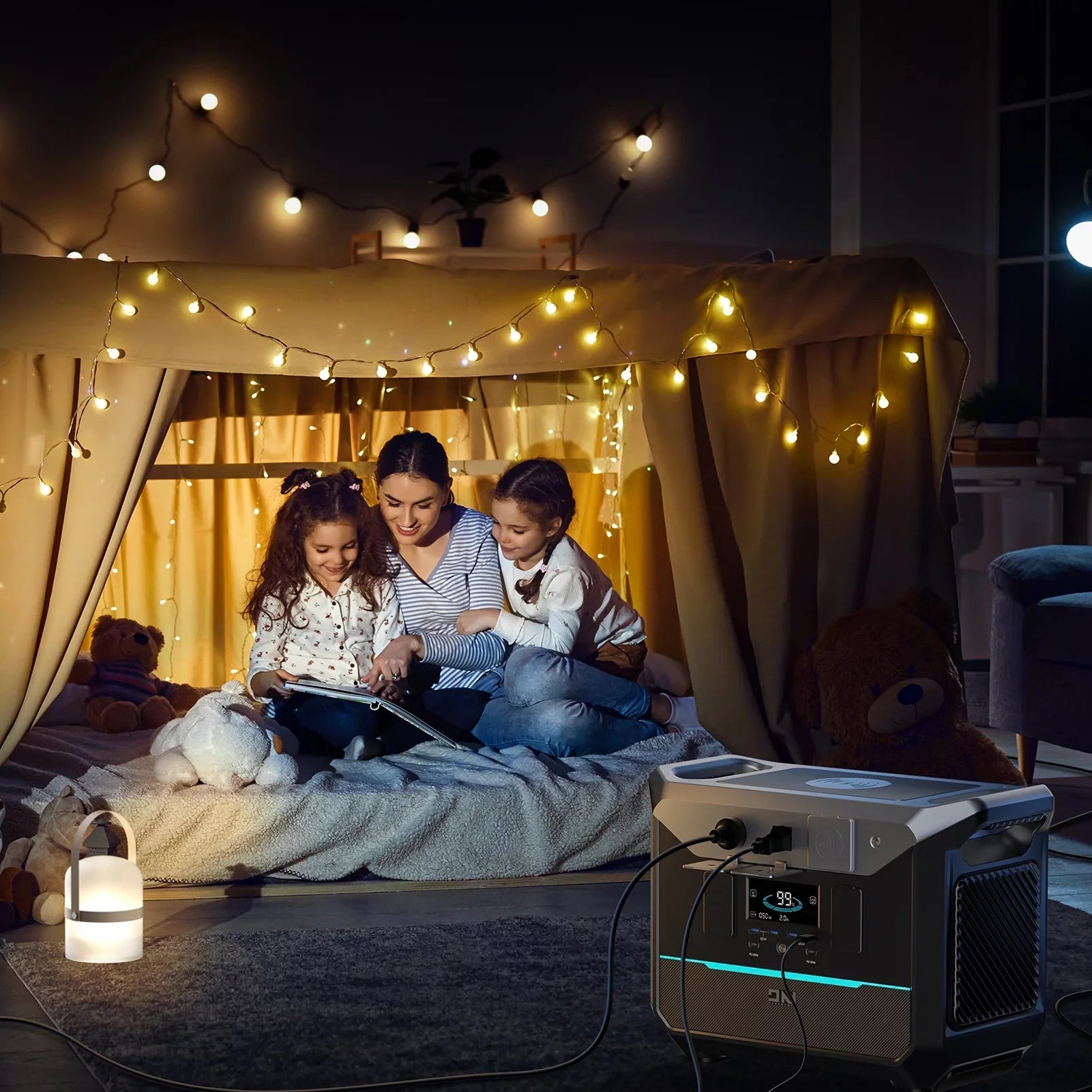 DaranEner NEO300 Portable Power Station by Anself, 268.8Wh 300W LiFePO4 Battery Backup Power Supply for Travel