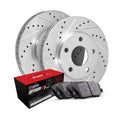 R1 Concepts Rear Brakes and Rotors Kit |Rear Brake Pads| Brake Rotors and Pads| Optimum OEp Brake Pads and Rotors WGUN1-02095