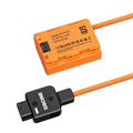 ZGCINE DT-FZ100 D-Tap to NP-FZ100 Dummy Battery - Braided Wire DC Coupler for A7R V/A7/A7S III/A7R III/A7 III/A7C/A7CR/A7C II/A6600/A6700/FX3/FX30/ZV-E1/A1/A9/A9II Cameras